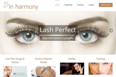 In Harmony - Beauty Salon Website Designers in Somerset