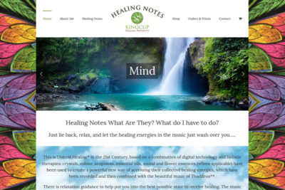 Healing Notes - eCommerce Website Design