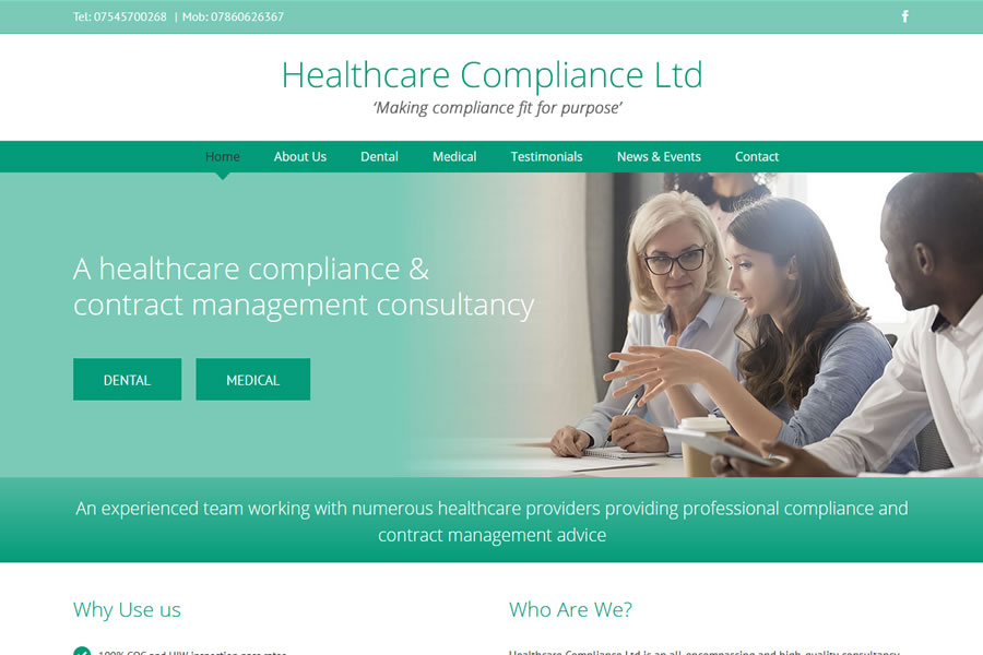 Healthcare NHS website designers
