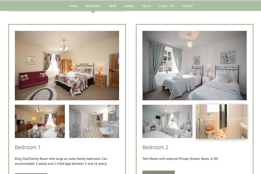 Dunster Mill House - Bed and Breakfast Website Designers